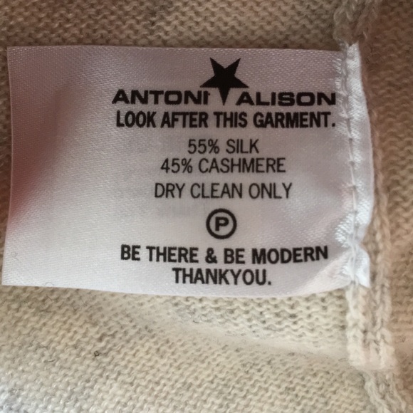 Antoni & Alison Silk and Cashmere Knit Top - Picture 6 of 6